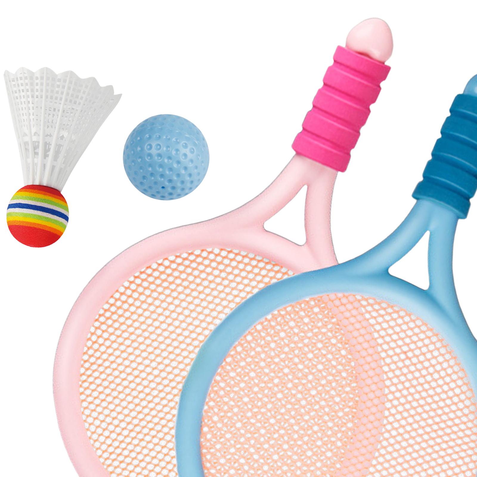 Badminton Video - Badminton-Tennisschläger für Kinder, Ball-Shuttlecock-Schläger, leichtes Spielspielzeug