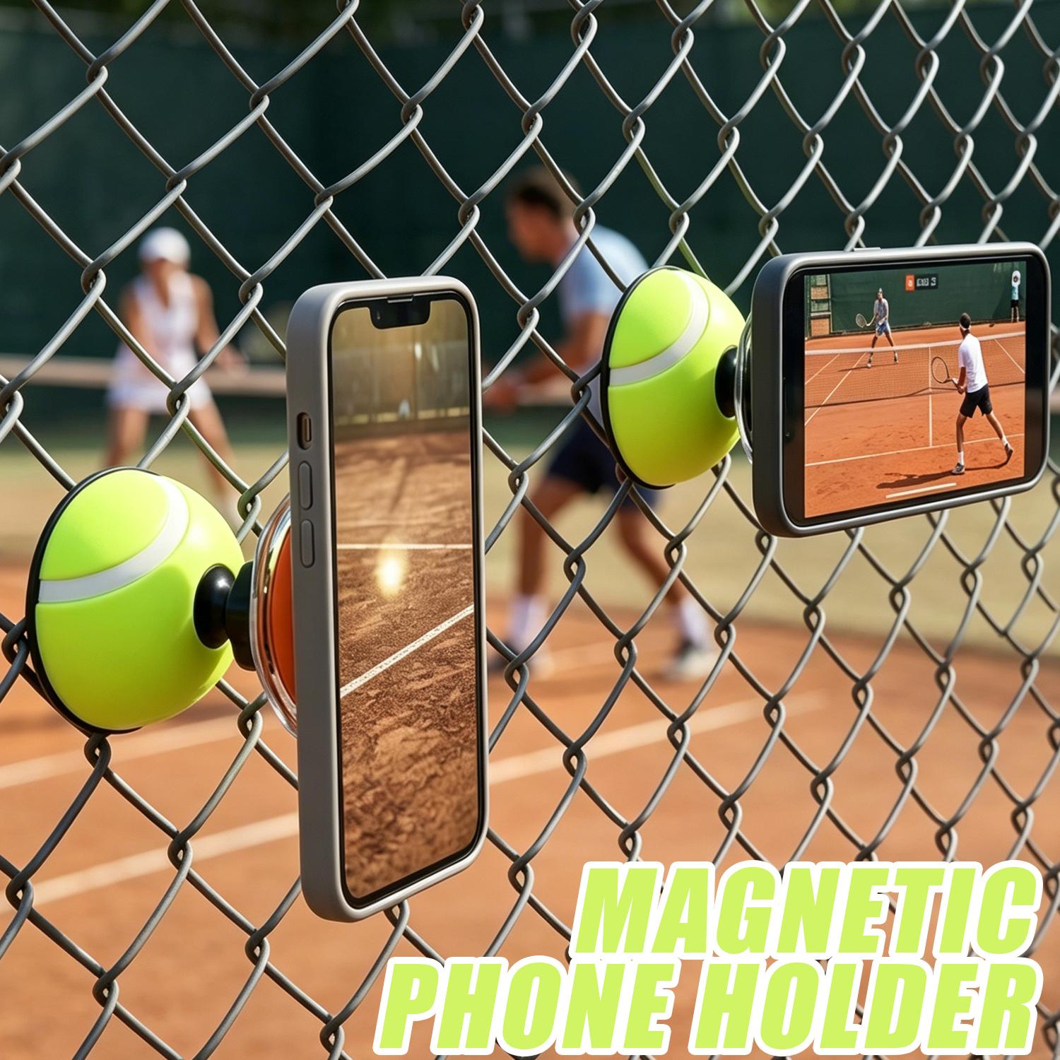 Badminton Video - Anti-Rutsch Magnetischer Handyhalter für Tennis- und
